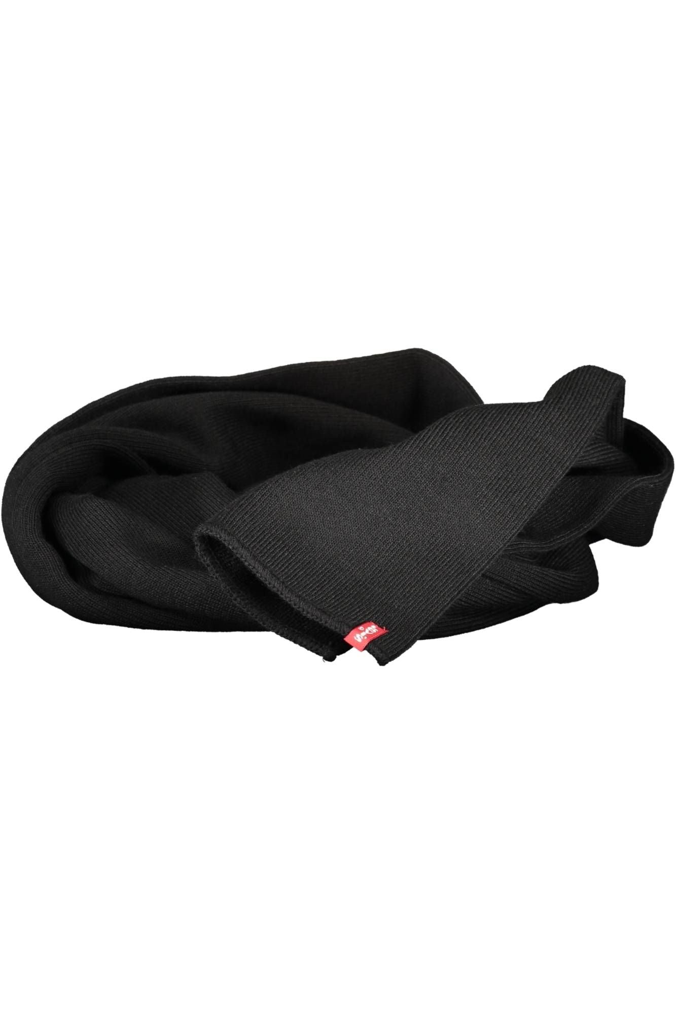 Levi's Black Acrylic Men Scarf