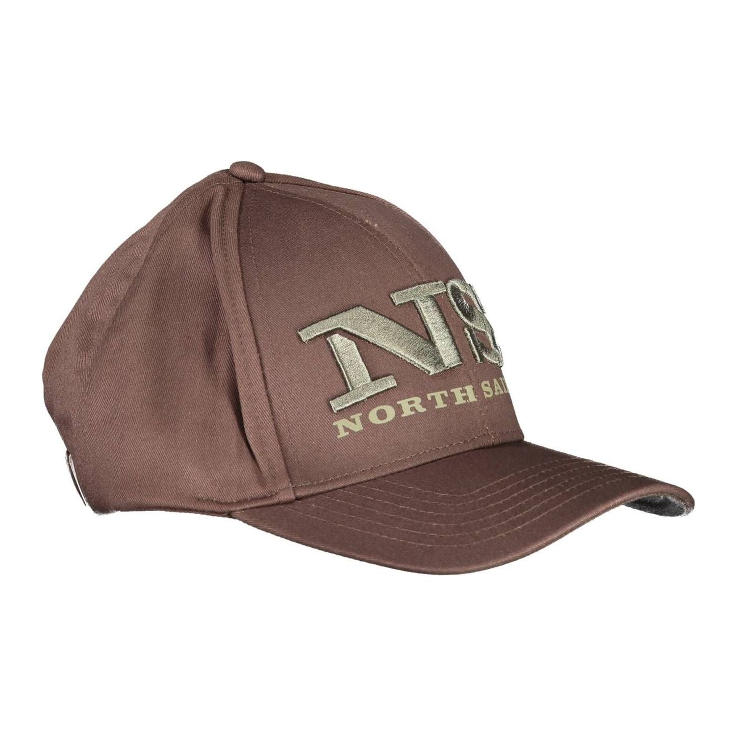 North Sails Brown Cotton Men Cap North Sails