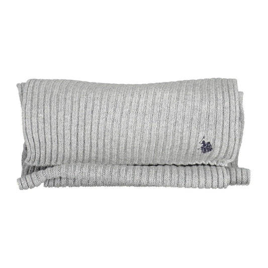 U.S. POLO ASSN. Gray Wool Men Scarf U.S. POLO ASSN.