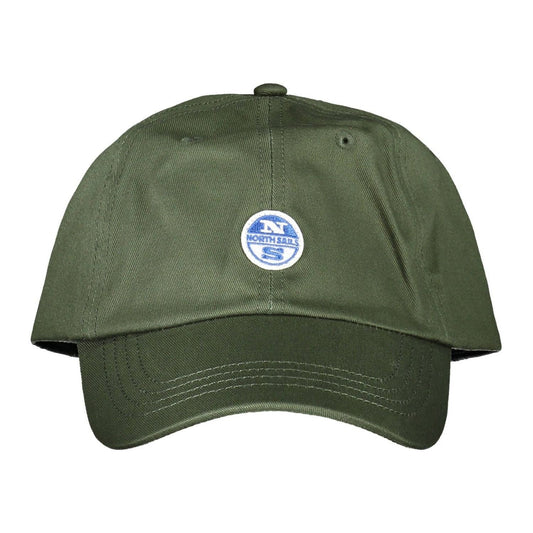 North Sails Green Cotton Men Cap North Sails