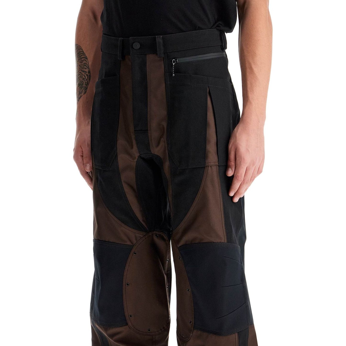 Mugler patchwork cargo pants with Trousers Mugler