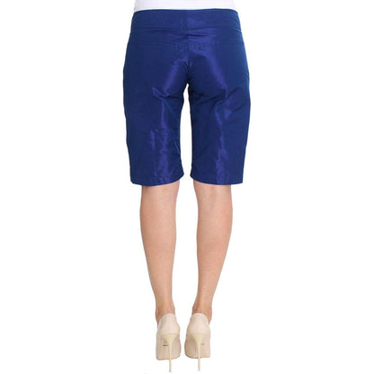Ermanno Scervino Blue Above Knees Bermuda Shorts Ermanno Scervino