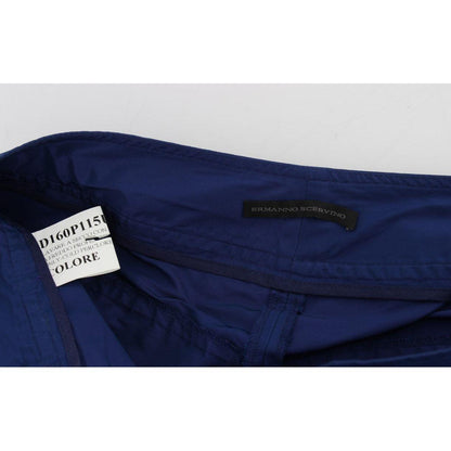 Ermanno Scervino Blue Above Knees Bermuda Shorts Ermanno Scervino
