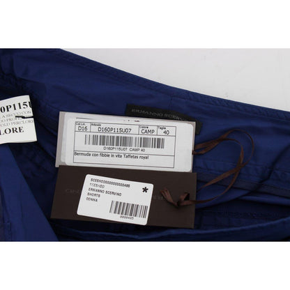 Ermanno Scervino Blue Above Knees Bermuda Shorts Ermanno Scervino