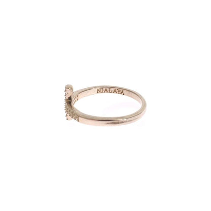 Nialaya Silver CZ Cross 925 Ring 1728,5,67345645728,Accessories,Category - Jewellery,EU49 | US5,EU51 | US5,EU53 | US6,EU54 | US7,EU57 | US8,EU58 | US9,Jewellery - Accessories,Jewelry,Material: 925 Silver; Clear CZ Cross,Men,New with tags,Nialaya,Rings - J