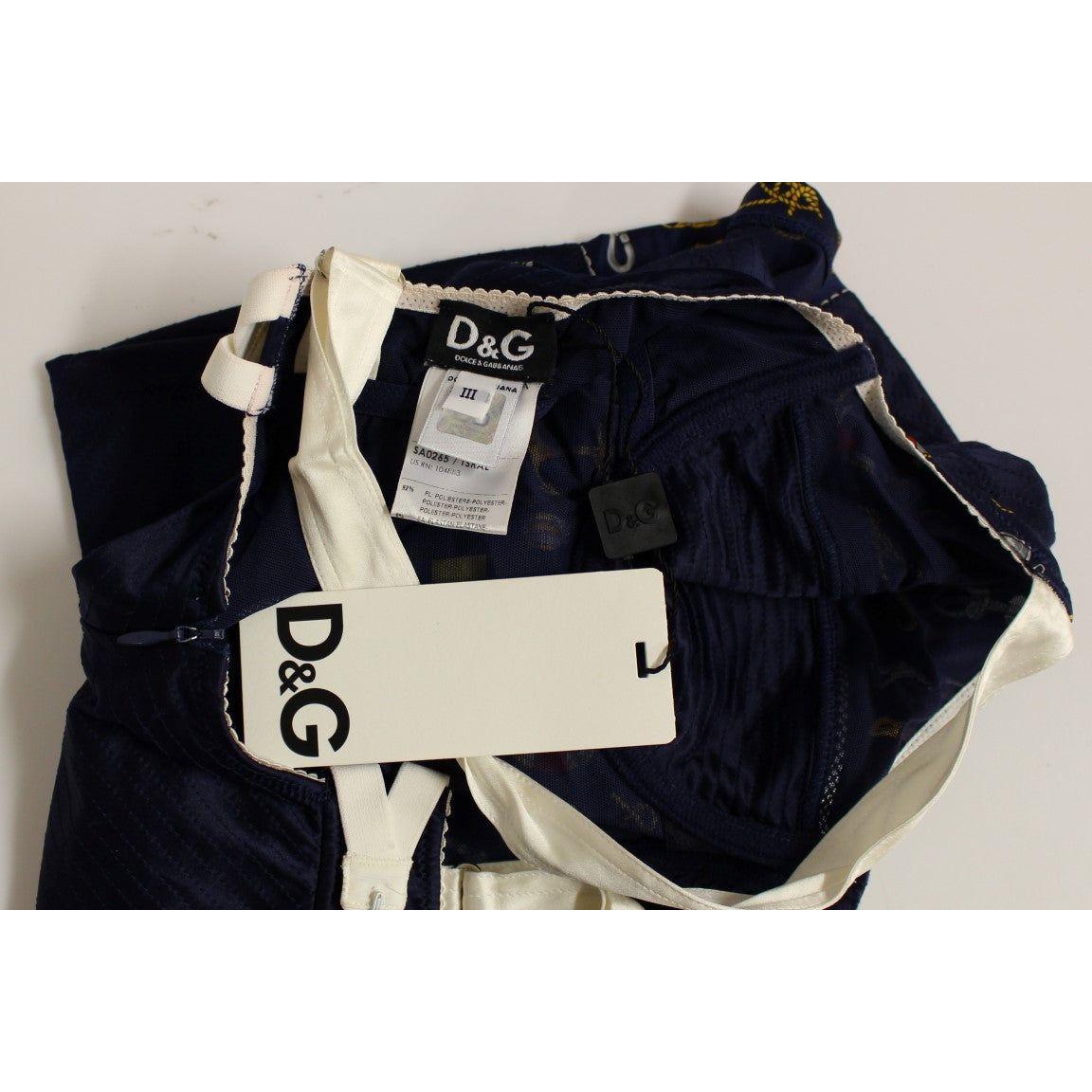 توب دولتشي آند غابانا أزرق بنقشة البحارة