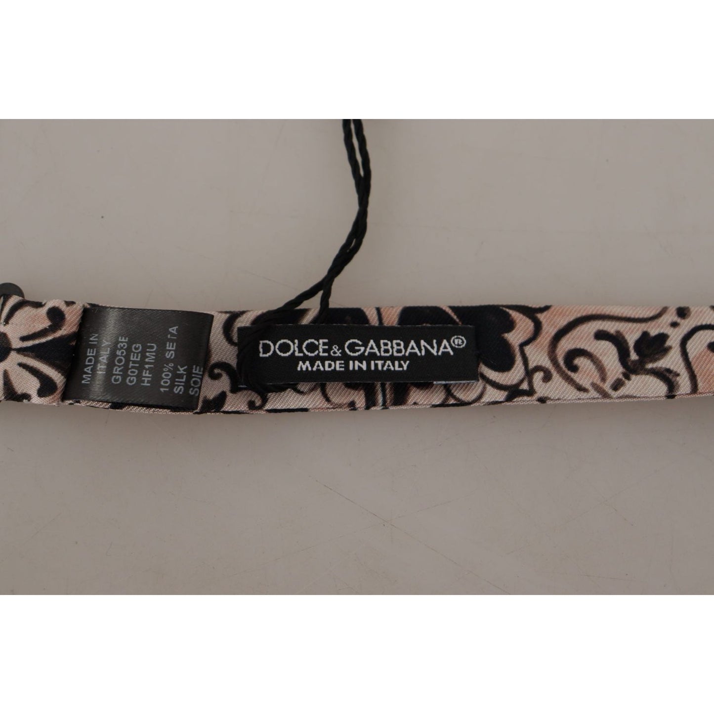 Dolce & Gabbana Elegant Multicolor Silk Bow Tie Dolce & Gabbana