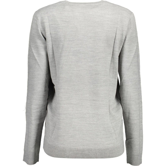 U.S. POLO ASSN. Gray Acrylic Women Sweater U.S. POLO ASSN.