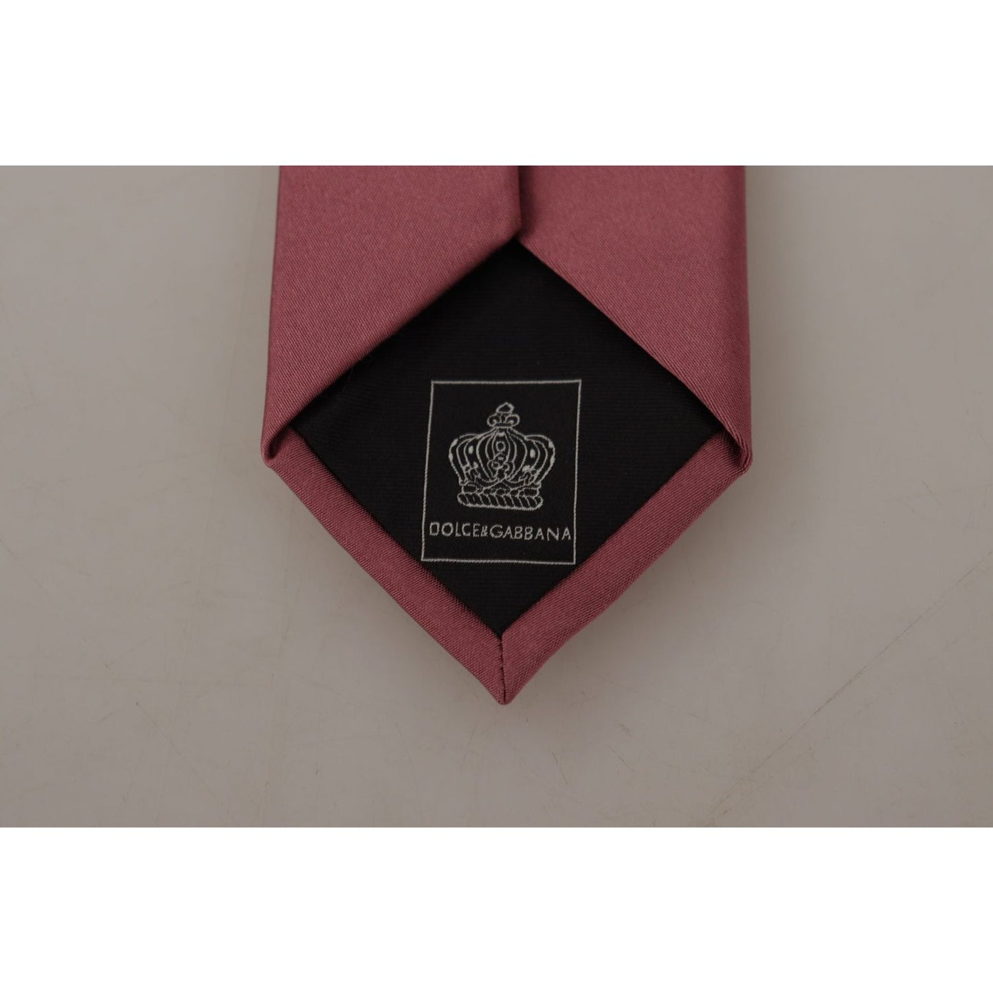 Dolce & Gabbana Elegant Pink Silk Bow Tie Dolce & Gabbana