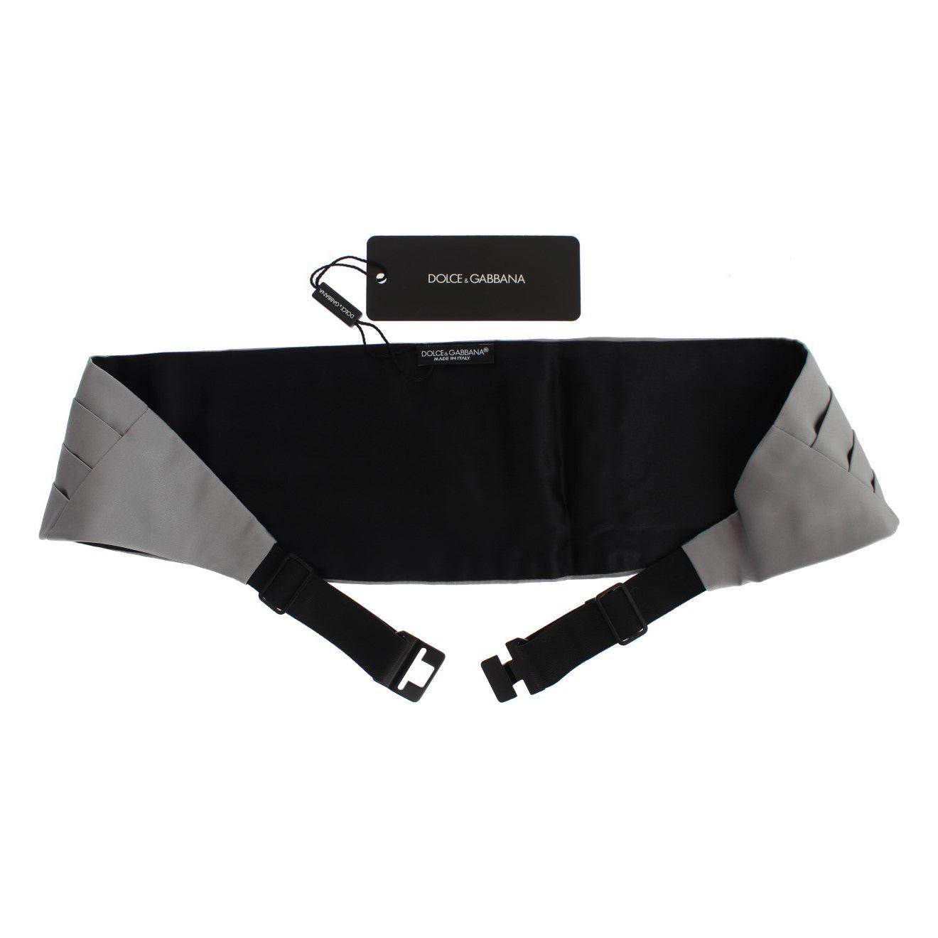 Dolce & Gabbana Gray Waist Belt Silk Cummerbund 1728,67345645728,Accessories,Belts - Accessories,Cummerbund - Men - Accessories,Dolce & Gabbana,Gray,High-Waist Belts - Belts - Accessories,IT48 | M,Material: 100% Silk,Men,Men - Accessories,New with tags