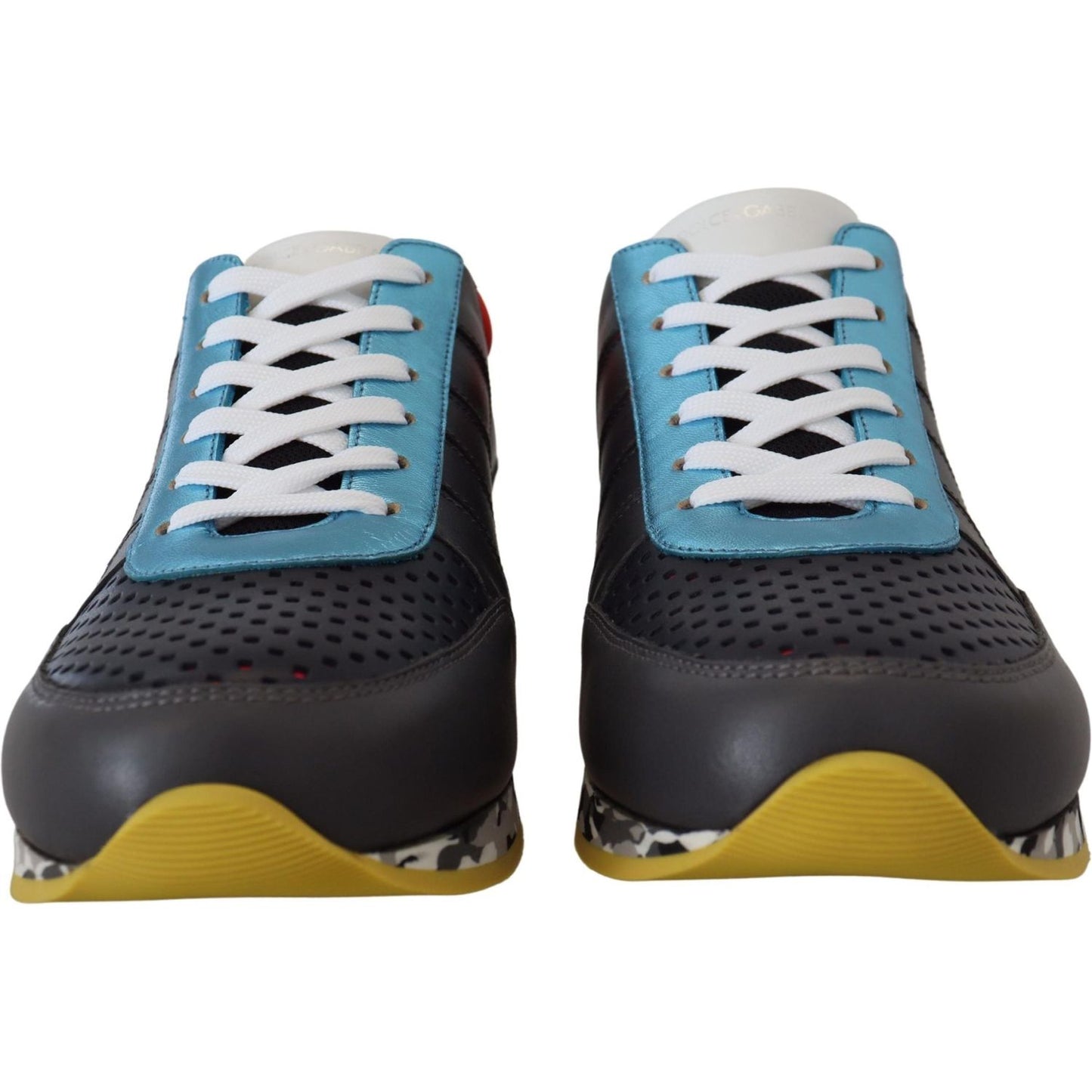 Dolce & Gabbana Multicolor Leather-Blend Low Top Sneakers Dolce & Gabbana