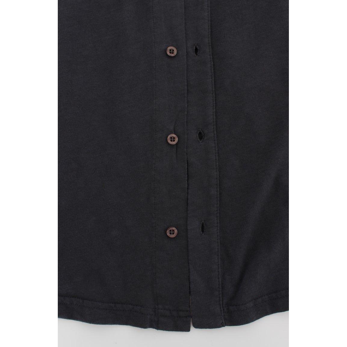 Alpha Massimo Rebecchi Gray Cotton Button Down Casual Shirt 1728,67345645728,Alpha Massimo Rebecchi,Clothing,Dress Shirts - Shirts - Clothing,Gray,IT58 | XXL,Material: 100% Cotton,Men,Men - Clothing,New with tags,Shirts - Clothing,Shirts - Men - Clothing