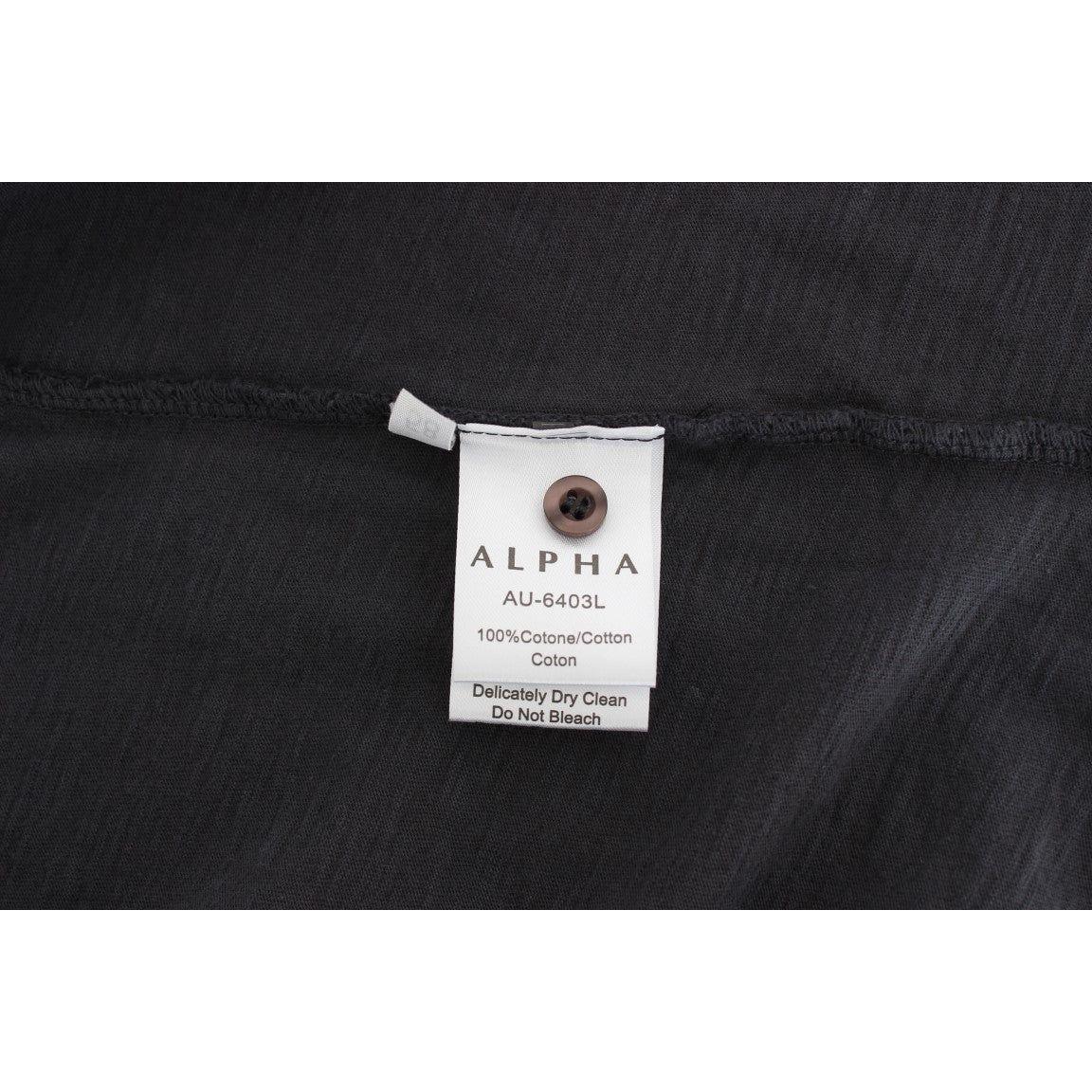 Alpha Massimo Rebecchi Gray Cotton Button Down Casual Shirt 1728,67345645728,Alpha Massimo Rebecchi,Clothing,Dress Shirts - Shirts - Clothing,Gray,IT58 | XXL,Material: 100% Cotton,Men,Men - Clothing,New with tags,Shirts - Clothing,Shirts - Men - Clothing