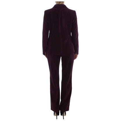 BENCIVENGA Purple Wool Suit T-Shirt Set Suit