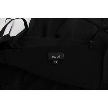 Exte Black Tank Party Evening Top Blouse