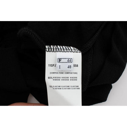 PLEIN SUD Black Stretch Sleeveless Blouse