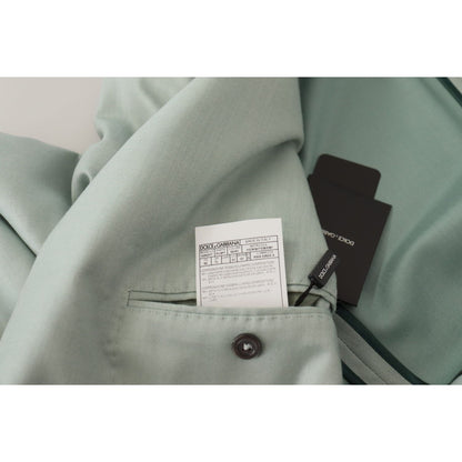 Dolce & Gabbana Green Cashmere Jacket Blazer Jacket