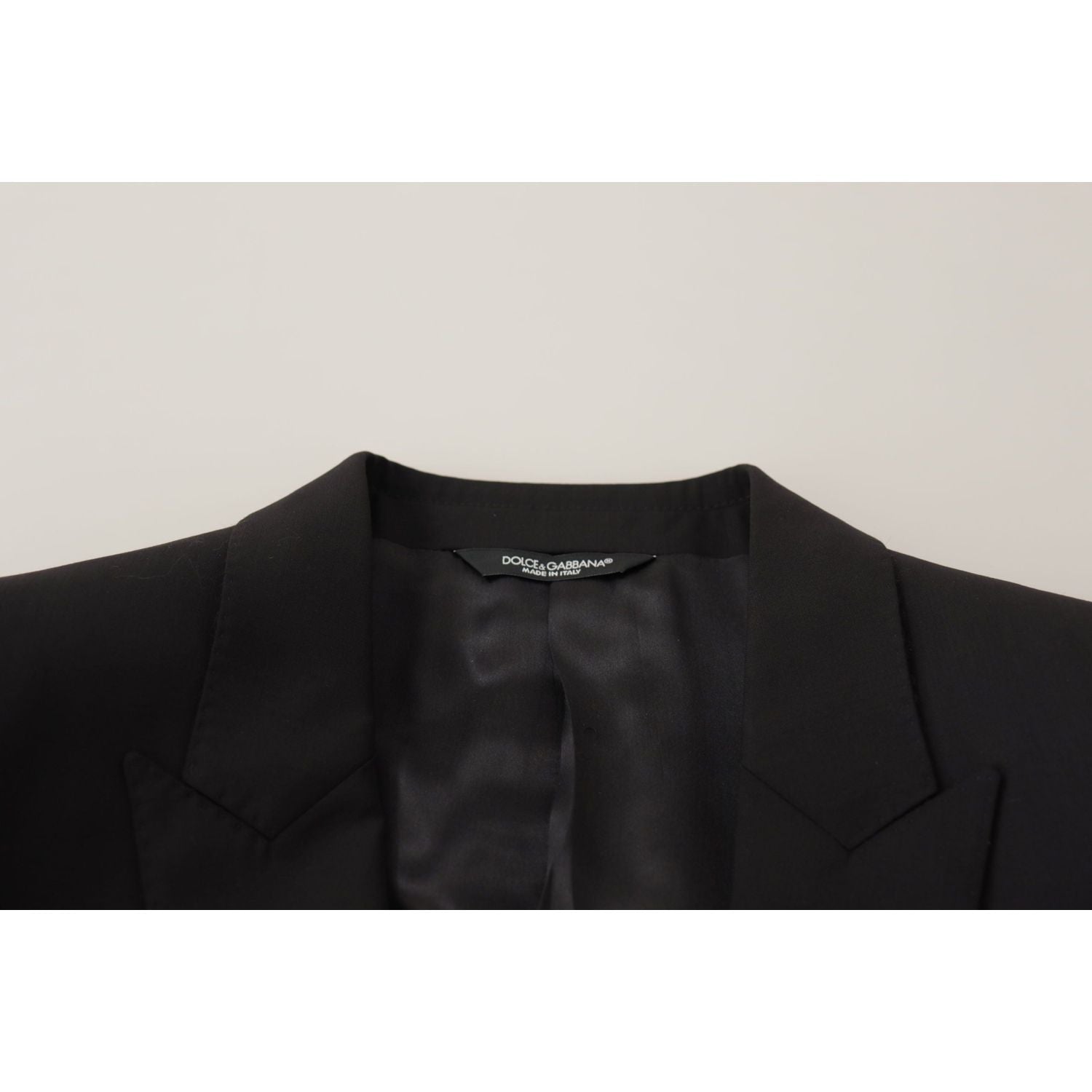 سترة بليزر أنيقة بقصّة Slim Fit باللون الأسود من Dolce &amp; Gabbana