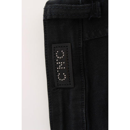 Costume National Black Cotton Slim Fit Denim Jeans