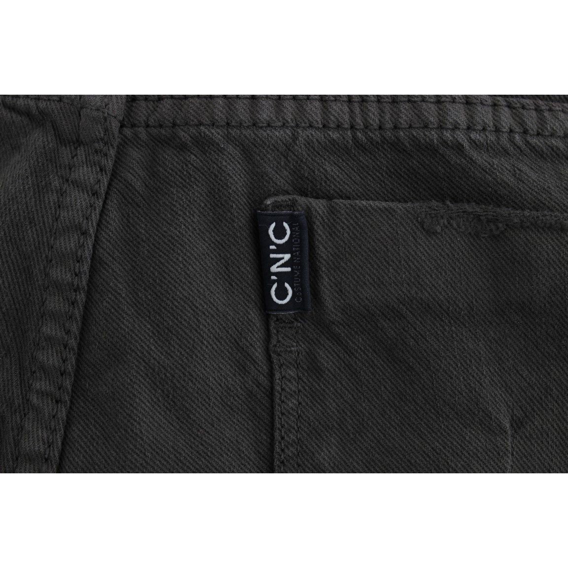 Costume National Green Cotton Blend Slim Fit Jeans 1728,3% Elastan,67345645728,Clothing,Costume National,Green,Jeans & Pants - Women - Clothing,Jeans Denim - Clothing,Material: 97% Cotton,New with tags,Slim Fit Jeans - Jeans Denim - Clothing,W26,Women,Wom