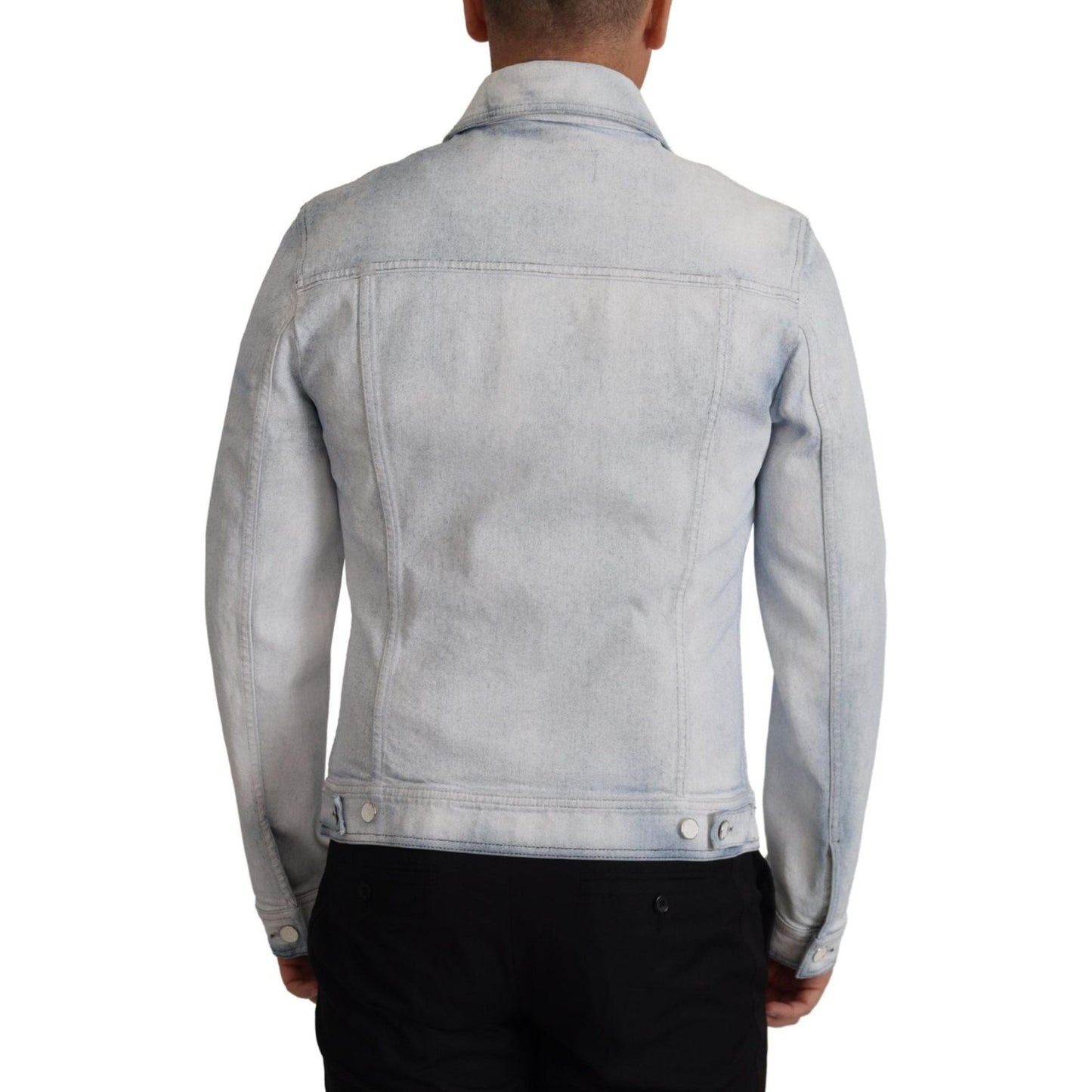 Dolce & Gabbana Elegant Light Blue Denim Jacket Dolce & Gabbana