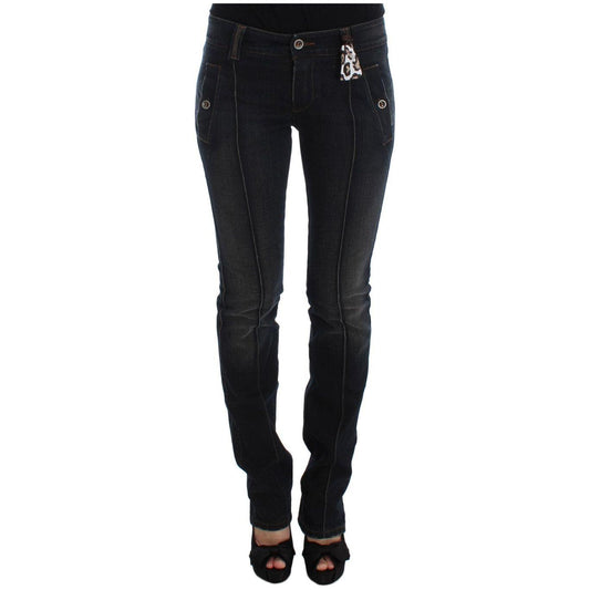 Ermanno Scervino Chic Slim Fit Italian Cotton Jeans Ermanno Scervino