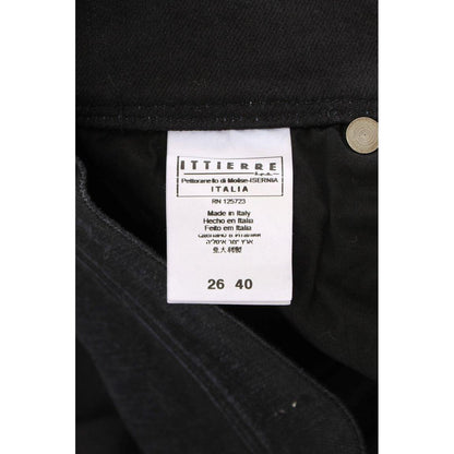 Ermanno Scervino Blue Cotton Blend Slim Fit Bootcut Jeans Ermanno Scervino