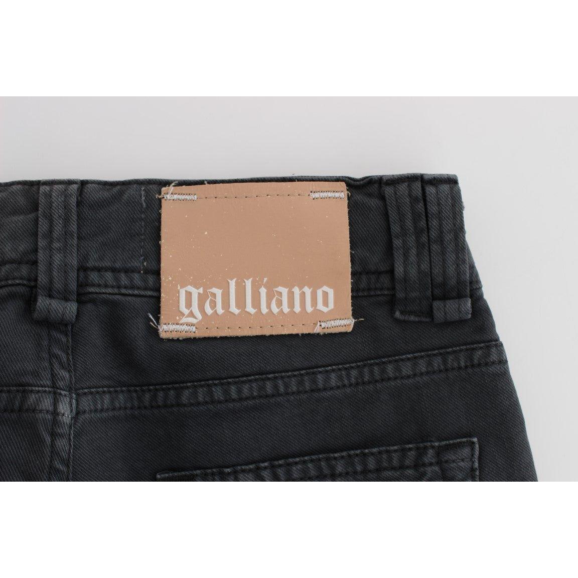 John Galliano Elegant Slim Fit Bootcut Denim Jeans John Galliano