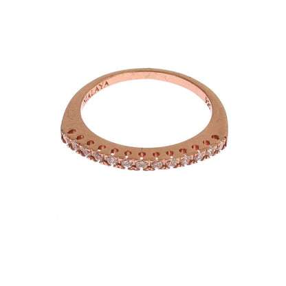 Nialaya Red Gold 925 Silver Ring 1728,67345645728,Accessories,Category - Jewellery,Clear CZ Crystals,EU46 | US3.5,EU49 | US5,Gold,Jewellery - Accessories,Jewelry,Material: 18K Gold plated 925 Sterling Silver,Men,New with tags,Nialaya,Rings - Jewellery - A