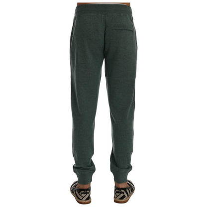 Dolce & Gabbana Green Cashmere Training Pants 1728,67345645728,Athletic Pants - Pants - Clothing,Clothing,Dolce & Gabbana,Green,Jeans & Pants - Men - Clothing,Joggers (workout pants) - Sportswear - Clothing,Material: 100% Cashmere,Men,Men - Clothing,New w