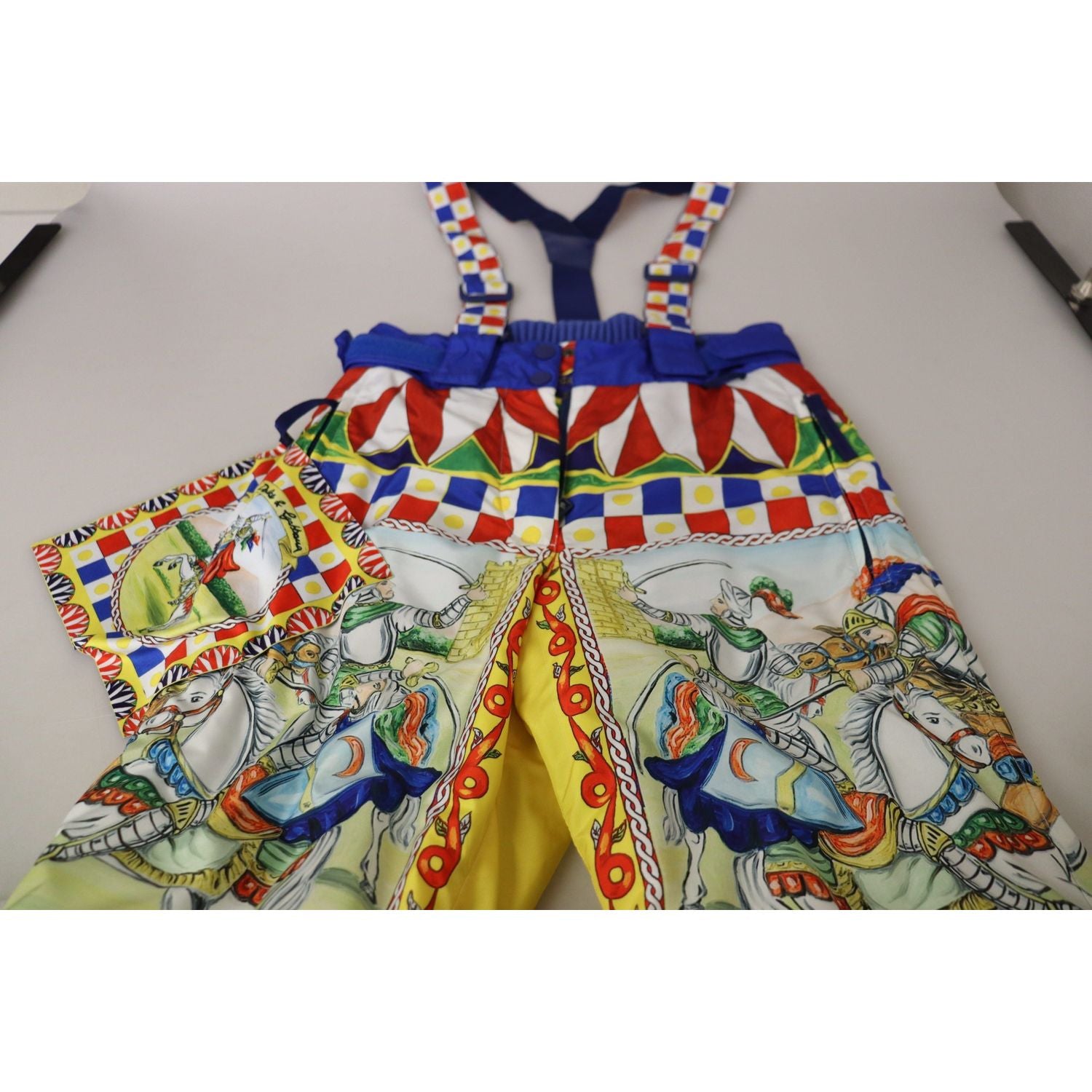 بنطلون ثلجي متعدد الألوان بخصر مرتفع من دولتشي آند غابانا