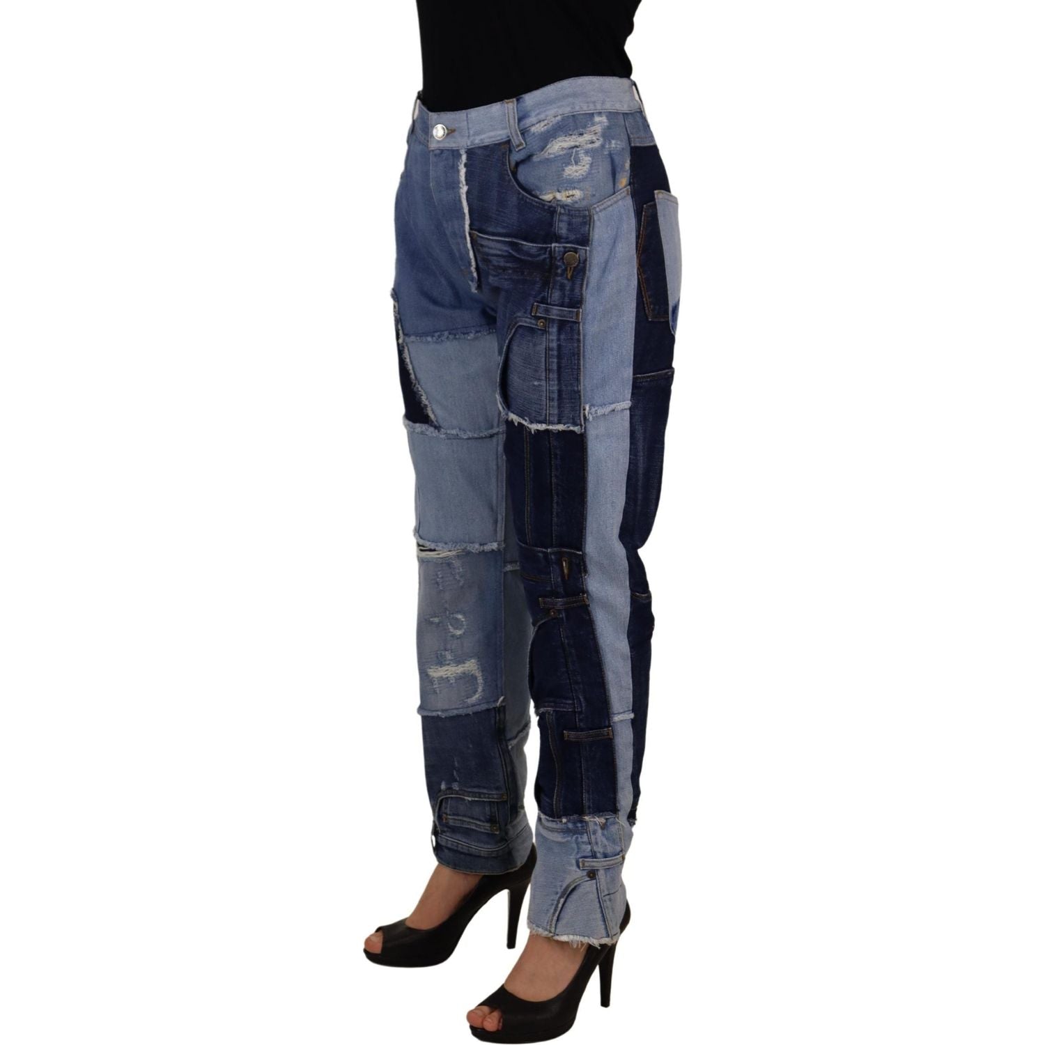 بنطلون جينز ضيق بخصر مرتفع من دولتشي آند غابانا