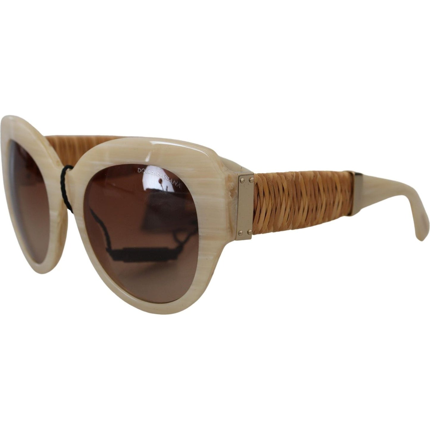 Dolce & Gabbana Beige Acetate Full Rim Brown Lense DG4294 Sunglasses