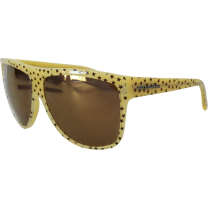 Dolce & Gabbana Yellow Stars Acetate Square Shades DG4125 Sunglasses