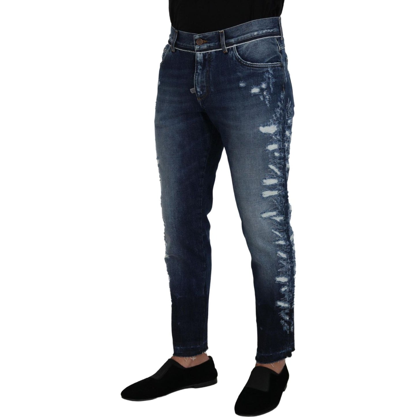 Dolce & Gabbana Elegant Blue Wash Regular Fit Jeans Dolce & Gabbana