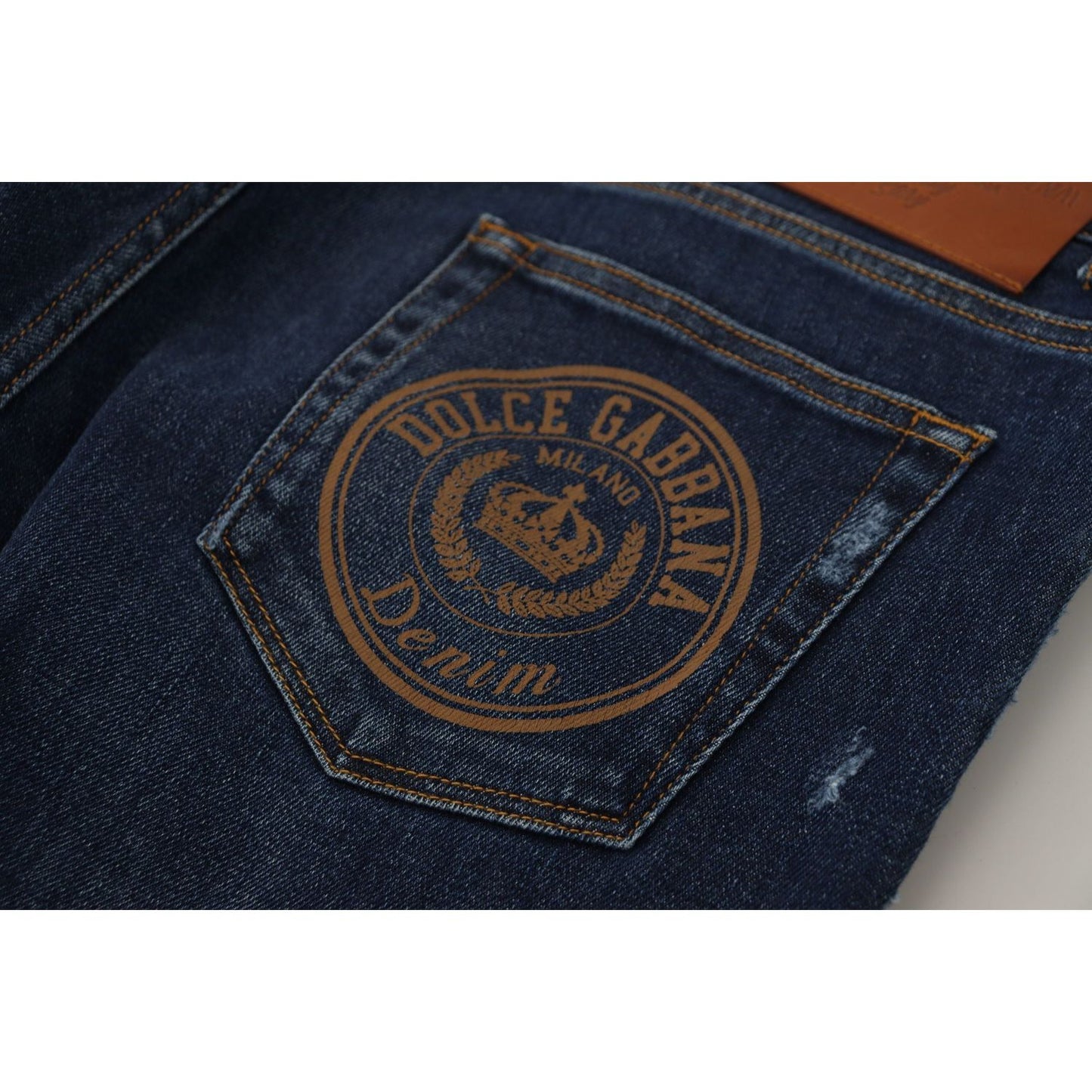 Dolce & Gabbana Chic Slim Fit Italian Denim Sensation Dolce & Gabbana