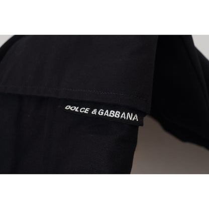 Dolce & Gabbana Black Cotton Bermuda Cargo Shorts 10% Nylon,1728,67345645728,Bermuda - Shorts - Clothing,Black,Cargo - Shorts - Clothing,Clothing,Dolce & Gabbana,IT44 | S,Material: 90% Cotton,Men,Men - Clothing,New with tags,Shorts - Clothing,Shorts - Men
