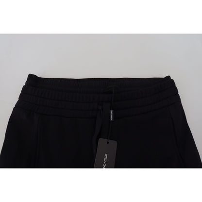 Dolce & Gabbana Black Cotton Bermuda Cargo Shorts 10% Nylon,1728,67345645728,Bermuda - Shorts - Clothing,Black,Cargo - Shorts - Clothing,Clothing,Dolce & Gabbana,IT44 | S,Material: 90% Cotton,Men,Men - Clothing,New with tags,Shorts - Clothing,Shorts - Men
