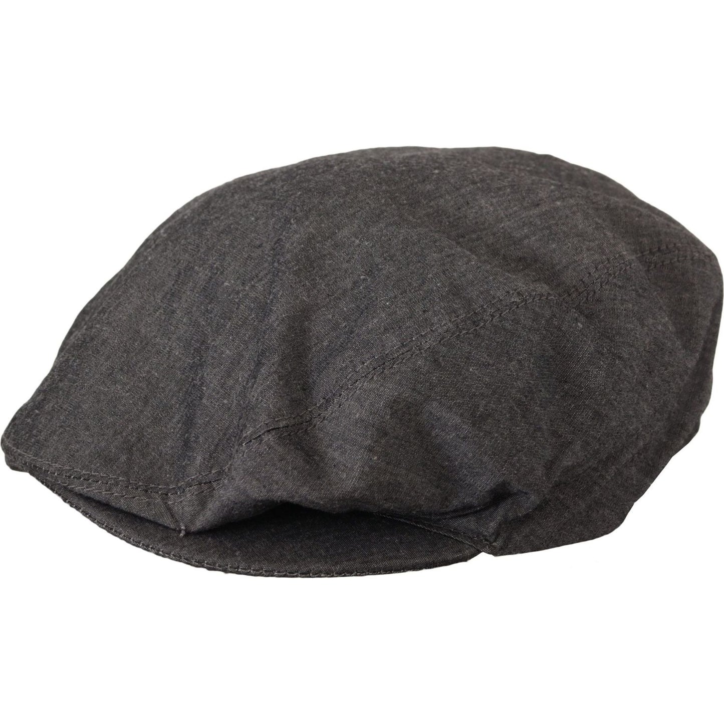 Dolce & Gabbana Elegant Gray Newsboy Hat Dolce & Gabbana