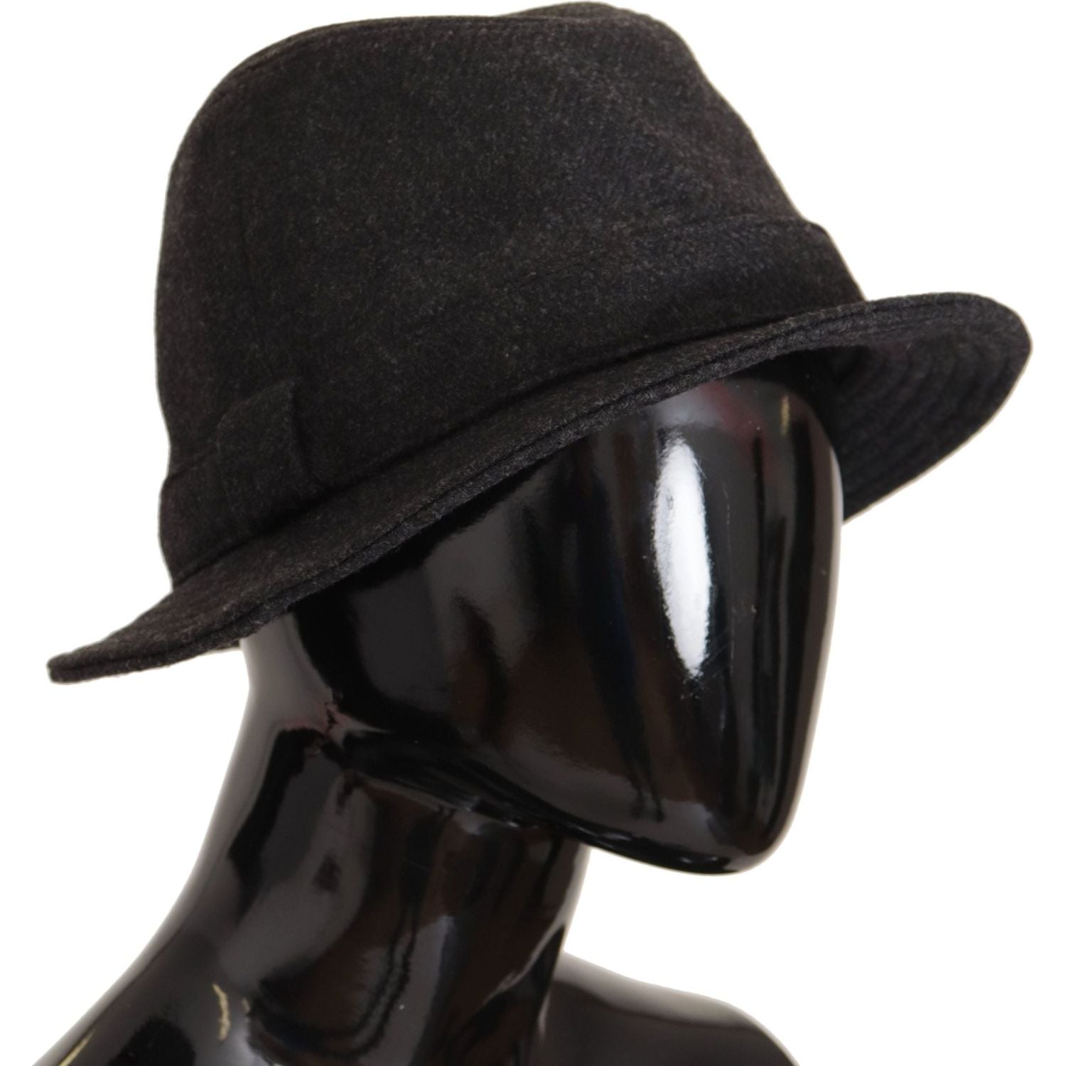 قبعة دولتشي آند غابانا الأنيقة ذات اللون الرمادي من الصوف والكشمير