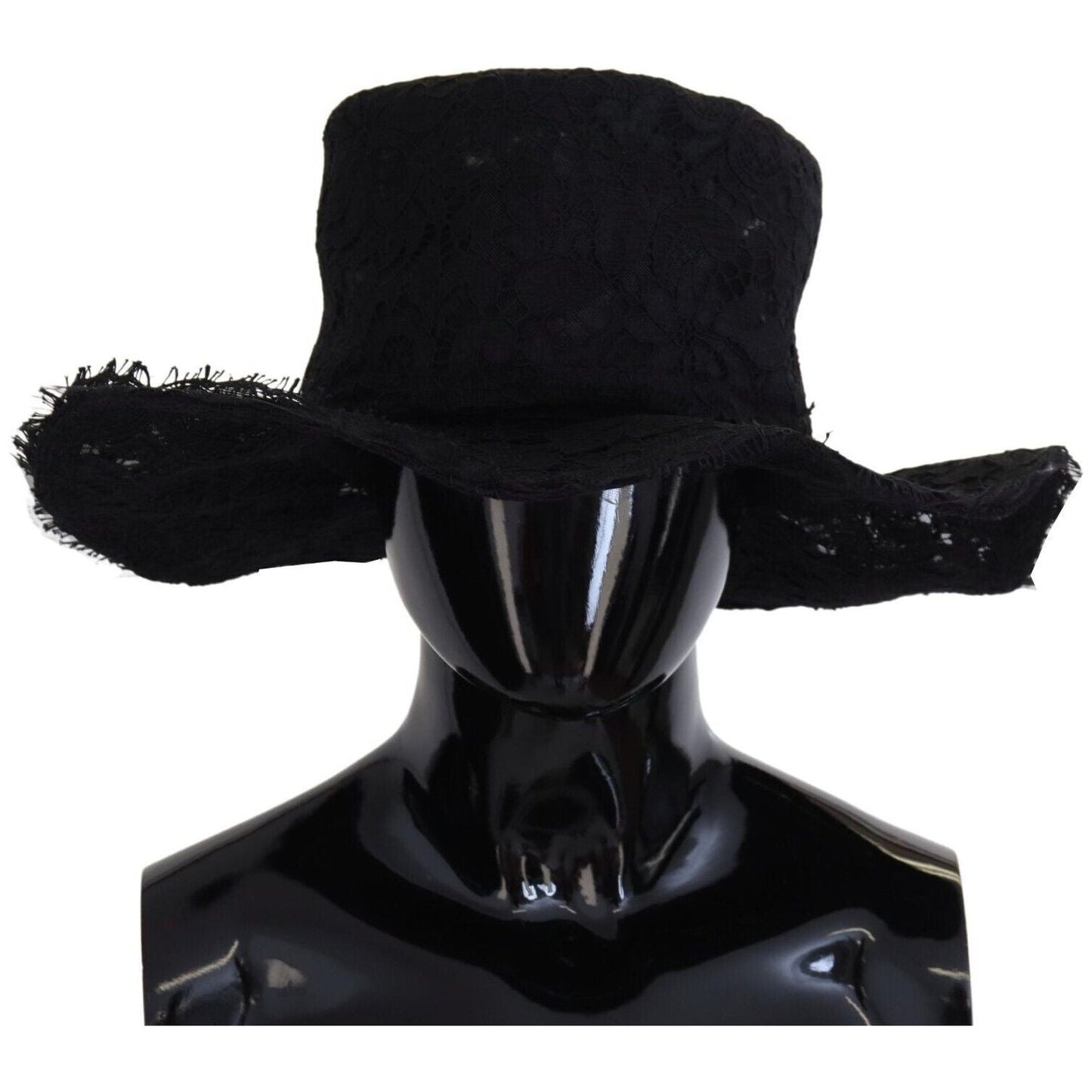 Dolce & Gabbana Elegant Black Top Hat - Timeless Fashion Statement Dolce & Gabbana