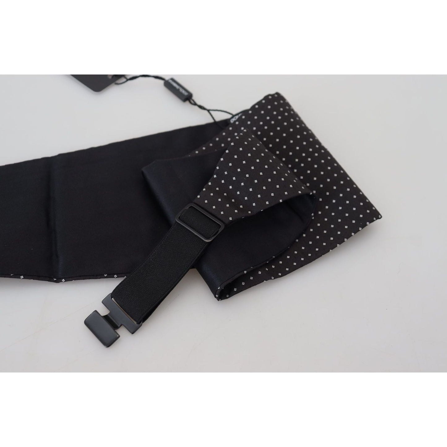 Dolce & Gabbana Elegant Silk Polka Dot Cummerbund Dolce & Gabbana