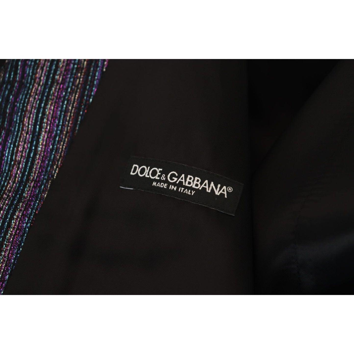 Dolce & Gabbana Multicolor Polyester Waistcoat Dress Formal Vest 15% Silk,1728,6% Metallic Fiber,67345645728,Clothing,Dolce & Gabbana,IT48 | M,Material: 79% Polyester,Men,Men - Clothing,Multicolor,New with tags,Suits & Blazers - Clothing,Vests - Men - Clo