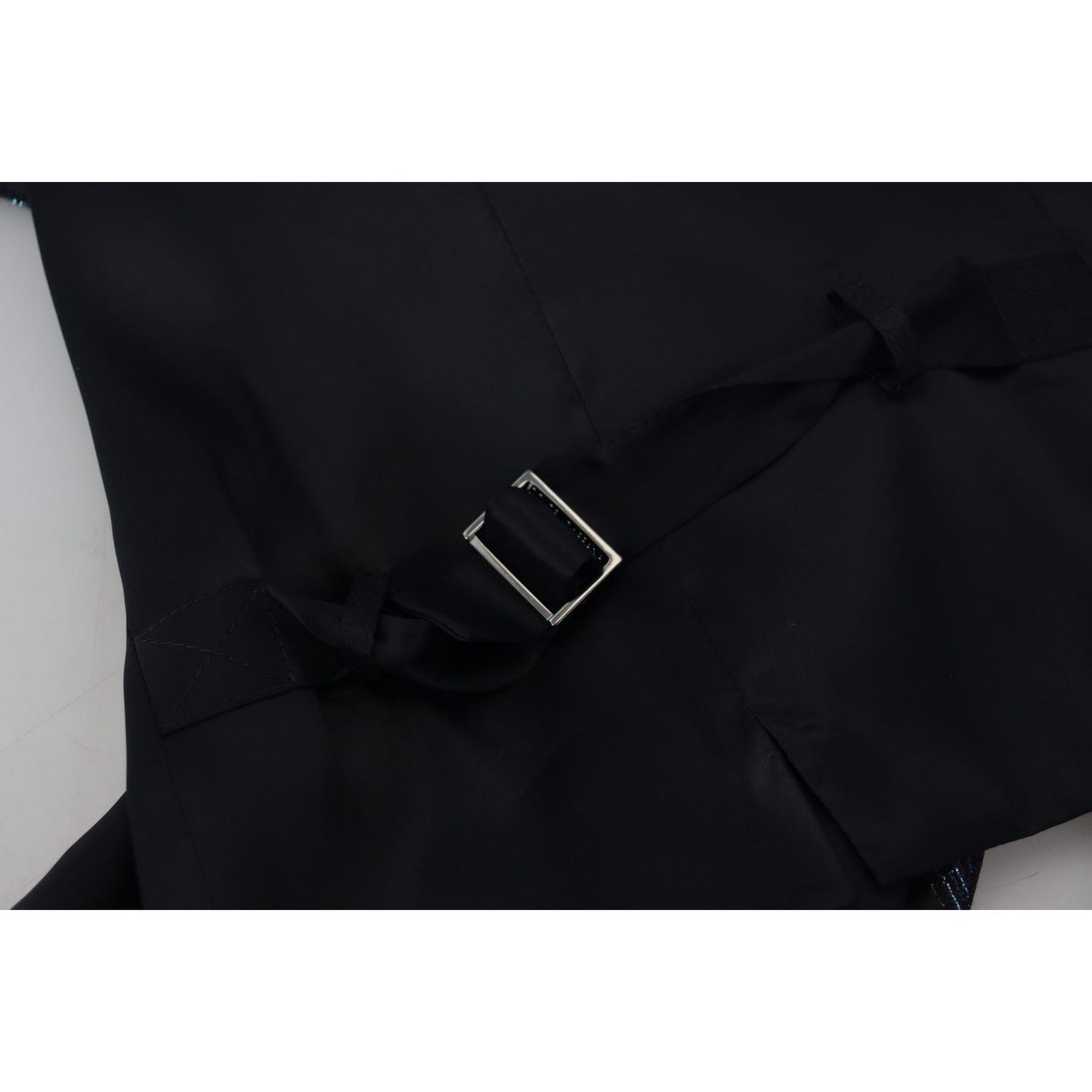 Dolce & Gabbana Multicolor Polyester Waistcoat Dress Formal Vest 15% Silk,1728,6% Metallic Fiber,67345645728,Clothing,Dolce & Gabbana,IT48 | M,Material: 79% Polyester,Men,Men - Clothing,Multicolor,New with tags,Suits & Blazers - Clothing,Vests - Men - Clo