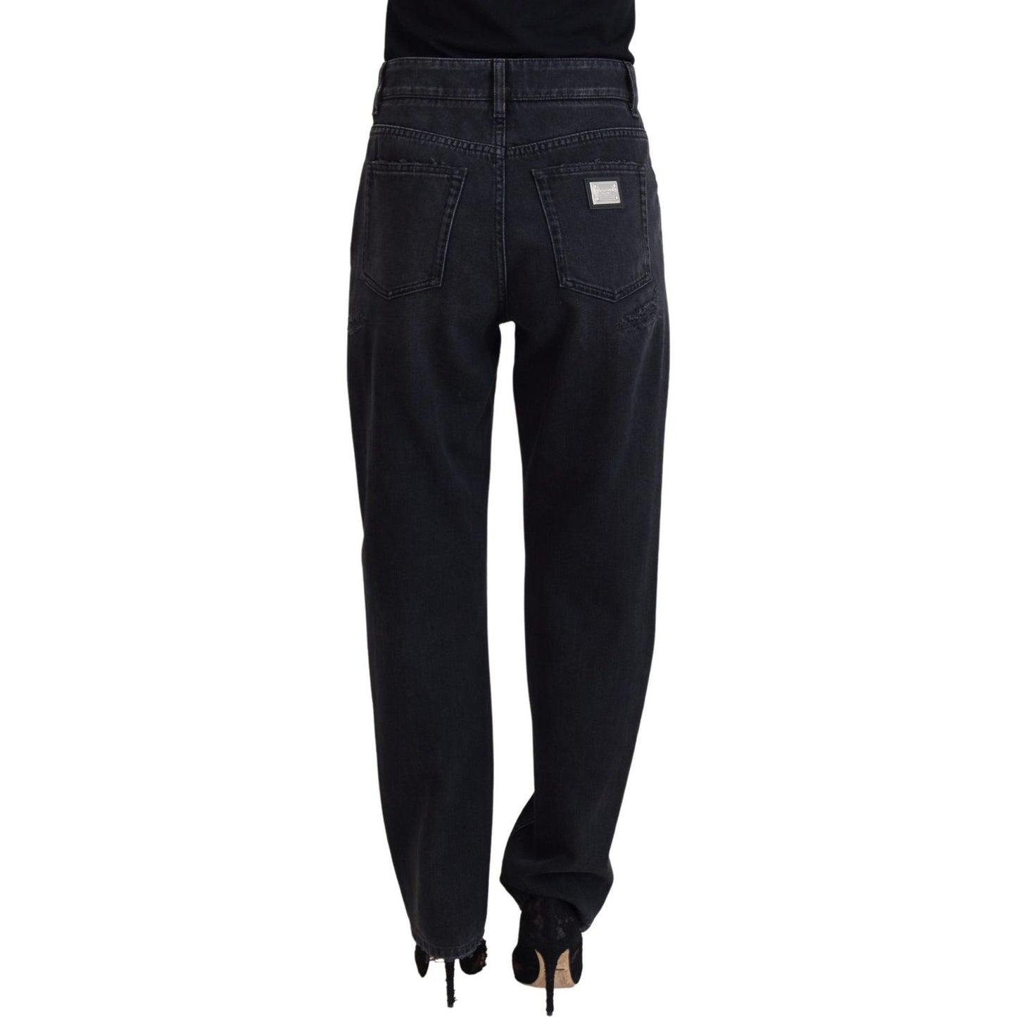 Dolce & Gabbana Chic Black Denim Pants - Elevate Your Wardrobe Dolce & Gabbana