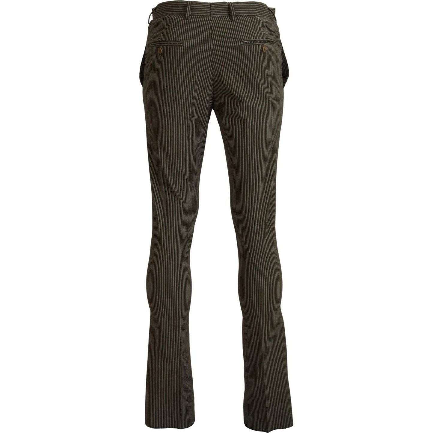 BENCIVENGA Multicolor Striped Pure Cotton Men Pants