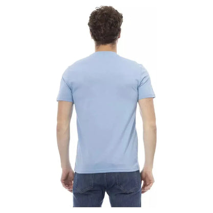 Baldinini Trend Light Blue Cotton Men T-Shirt 1728,67345744032,Baldinini Trend,Clothing,Light Blue,Men,Men - Clothing,New with tags,T-Shirts - Clothing,T-Shirts - Men - Clothing,T-Shirts - T-Shirts - Clothing,XS