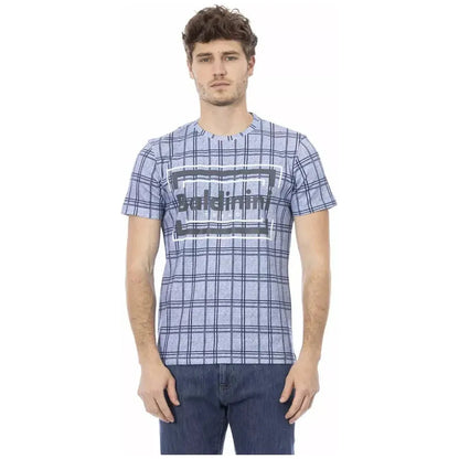 Baldinini Trend Light Blue Cotton Men T-Shirt 1728,67345744032,Baldinini Trend,Clothing,Light Blue,M,Men,Men - Clothing,New with tags,S,Sportswear - Clothing,T-Shirts - Clothing,T-Shirts - Men - Clothing,T-Shirts - Sportswear - Clothing,T-Shirts - T-Shirt