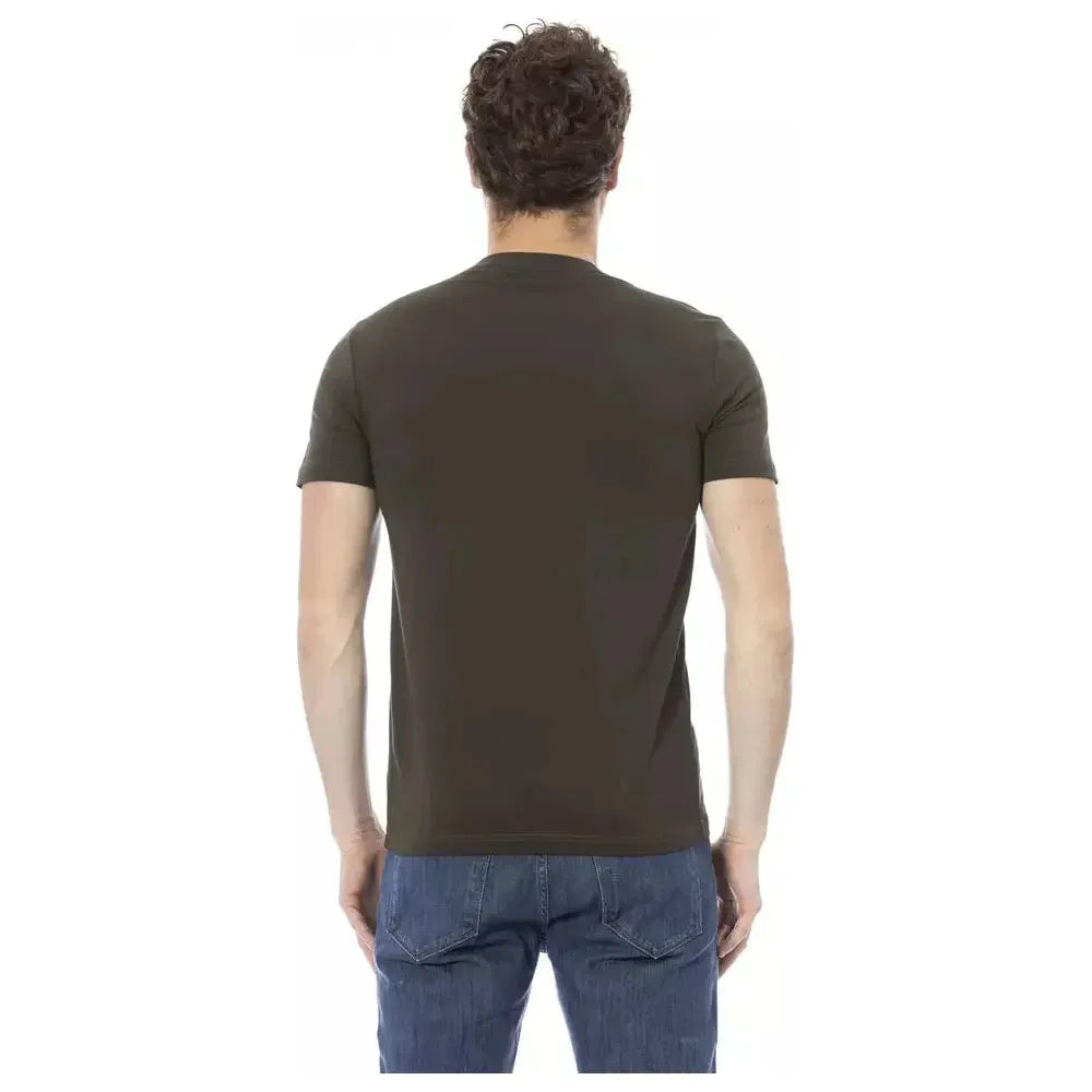 Baldinini Trend Green Cotton Men T-Shirt 1728,67345744032,Baldinini Trend,Bicolor,Clothing,Men,Men - Clothing,New with tags,T-Shirts - Clothing,T-Shirts - Men - Clothing,T-Shirts - T-Shirts - Clothing,XS