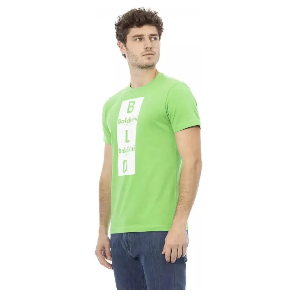 Baldinini Trend Green Cotton Men T-Shirt 1728,67345744032,Baldinini Trend,Bicolor,Clothing,L,M,Men,Men - Clothing,New with tags,S,T-Shirts - Clothing,T-Shirts - Men - Clothing,T-Shirts - T-Shirts - Clothing,XL,XS,XXL